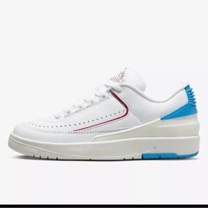 Women Air Jordan 2 Retro Low UNC to Chicago Style new